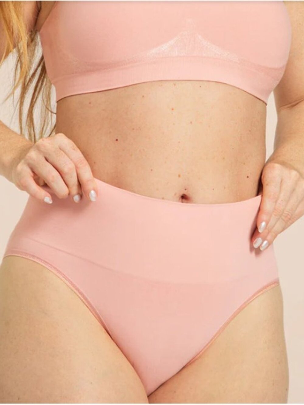 NEW Truekind Everyday Comfort Smoothing Breathable Panty Size XL Rose Tan